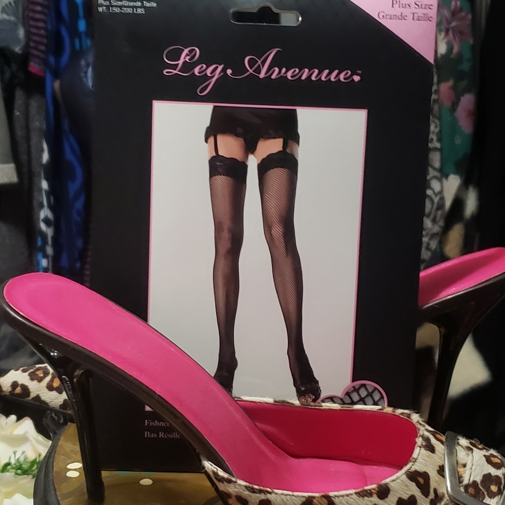 Leg Avenue Fishnet Thigh Highs